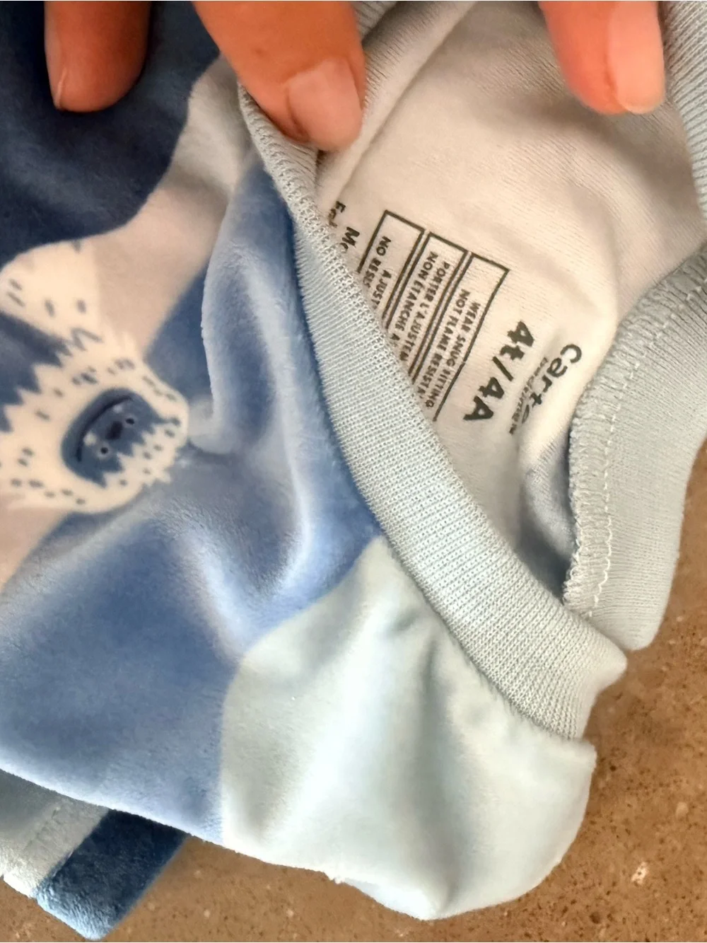 Carters cozy red